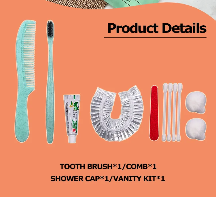 Five Star Hotel Kit Professional Comb Tooth Brush Shaver Care Kit Hotel Disposable Product