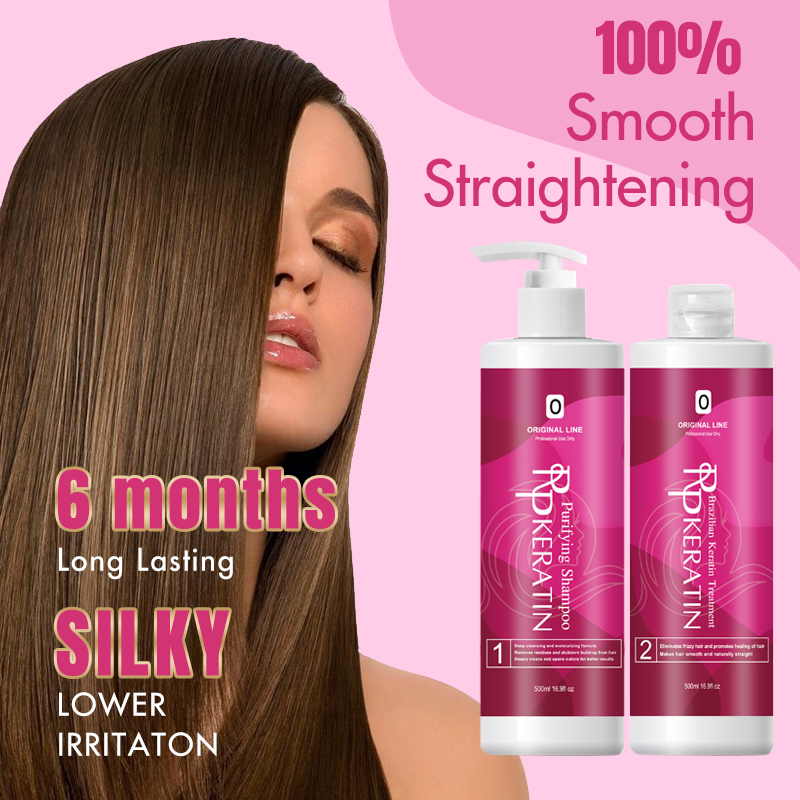 5% Professional Keratin Organic Salon Hair Care Product Keratin Hair Protein Treatment for Curly Hair