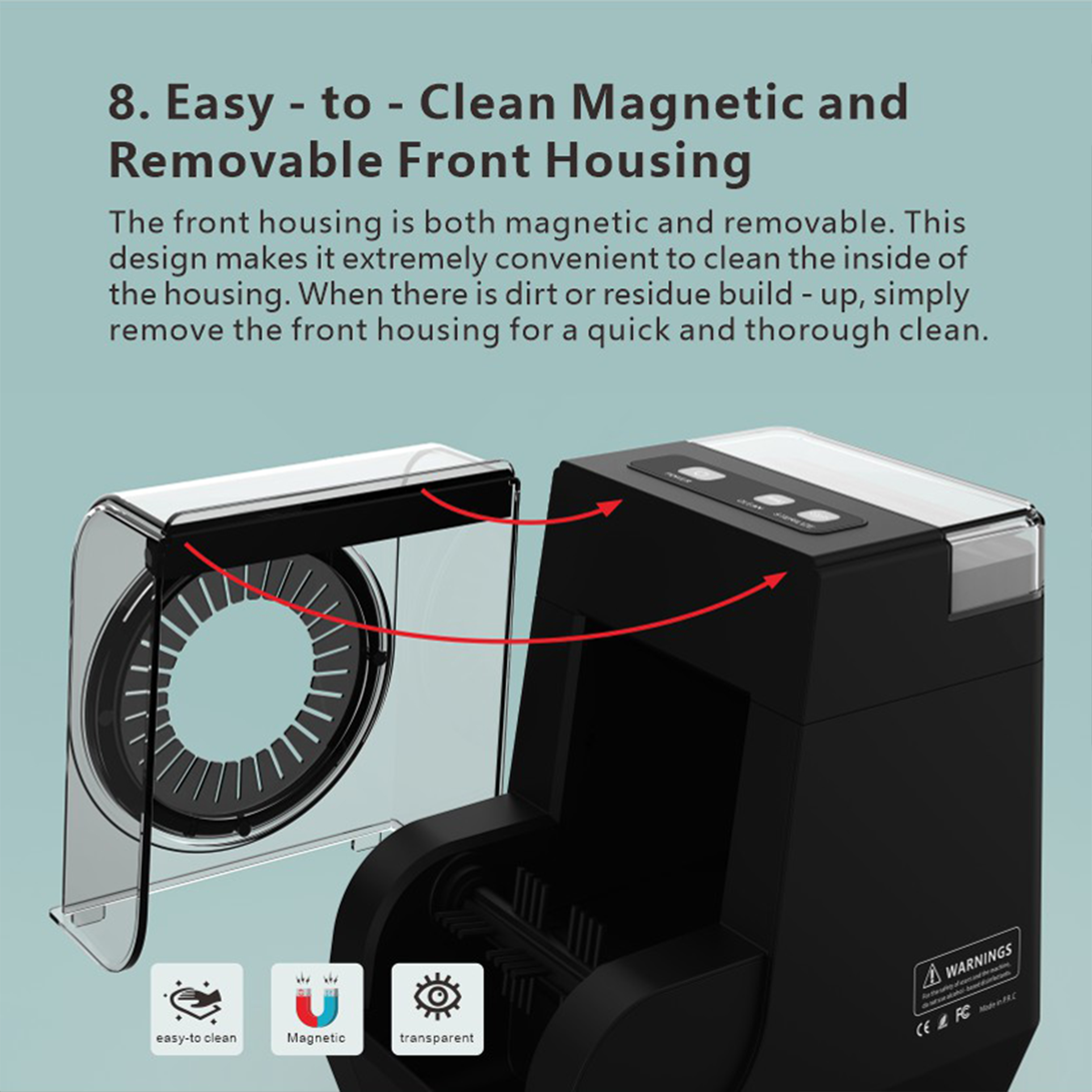 Automatic Hair Brush Cleaner Display 9