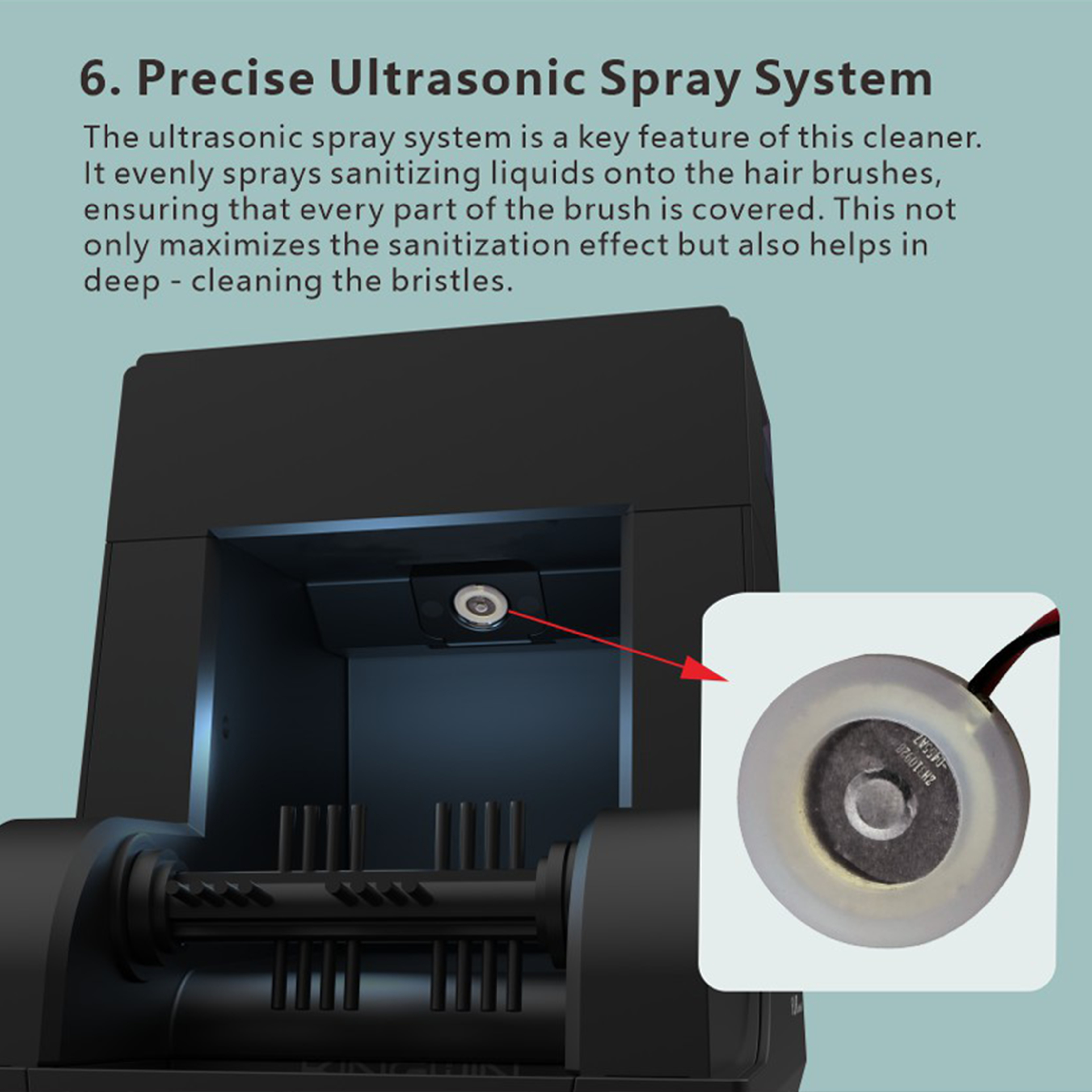Automatic Hair Brush Cleaner Display 7
