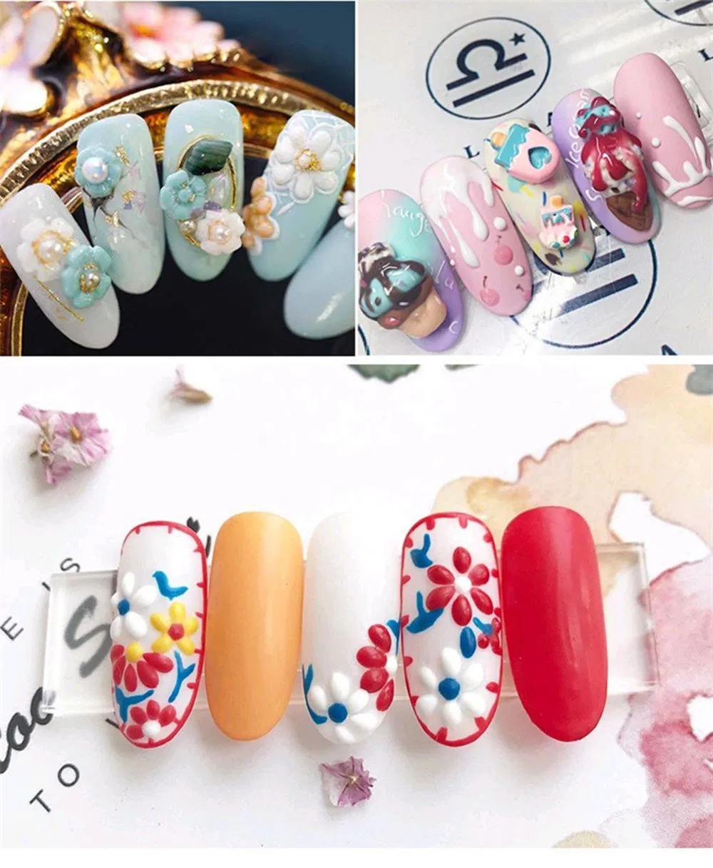 Acrylic 3D Nail Art Effect Display 1