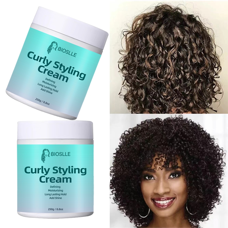 Wholesale Hair Curl Styling Cream Soft Defined Bouncy Waves Moisturizing Anti-Frizz OEM Bulk Supplier