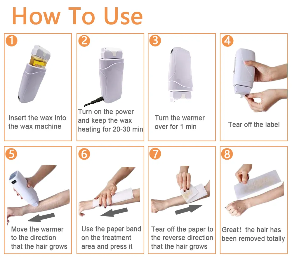 Hot Selling Hair Removal Wax Warmer Waxing Kit Roll on Wax Heater
