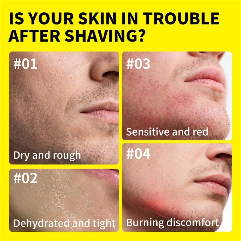 Safter Shave Cologne Men Beard Care Organic Moisturizes Smoothing Skin Barbers