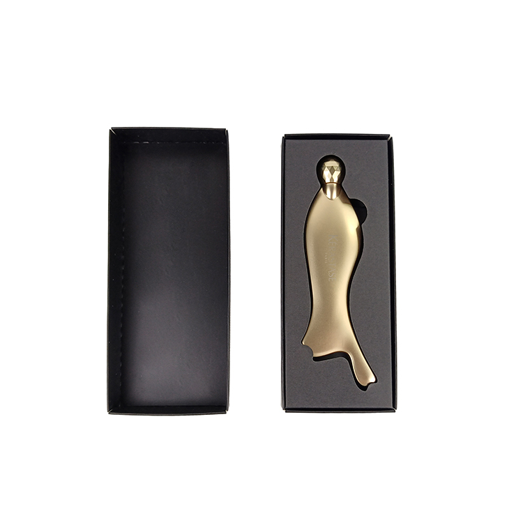 Customized LOGO Rose Goldfish Lifting Lymphatic Drainage Neck Roller Tightening Facial Gua Sha Board OEM Brand Home Commercial