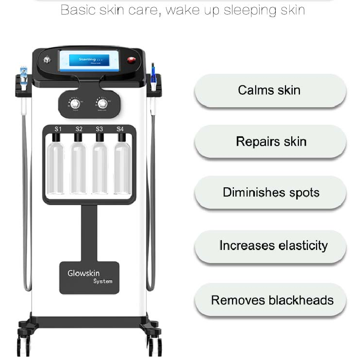 Professional 6 in 1 Blackhead Removal Deep Skin Cleaning Face Lifting Facial Microdermabraion Skincare Facial Machine