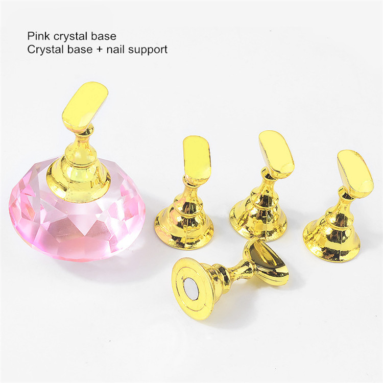 Nail Care Salon Practice Jacquard Tool Products, Manicure Pedicure Training Magnetic Display Support Nail Supplies
