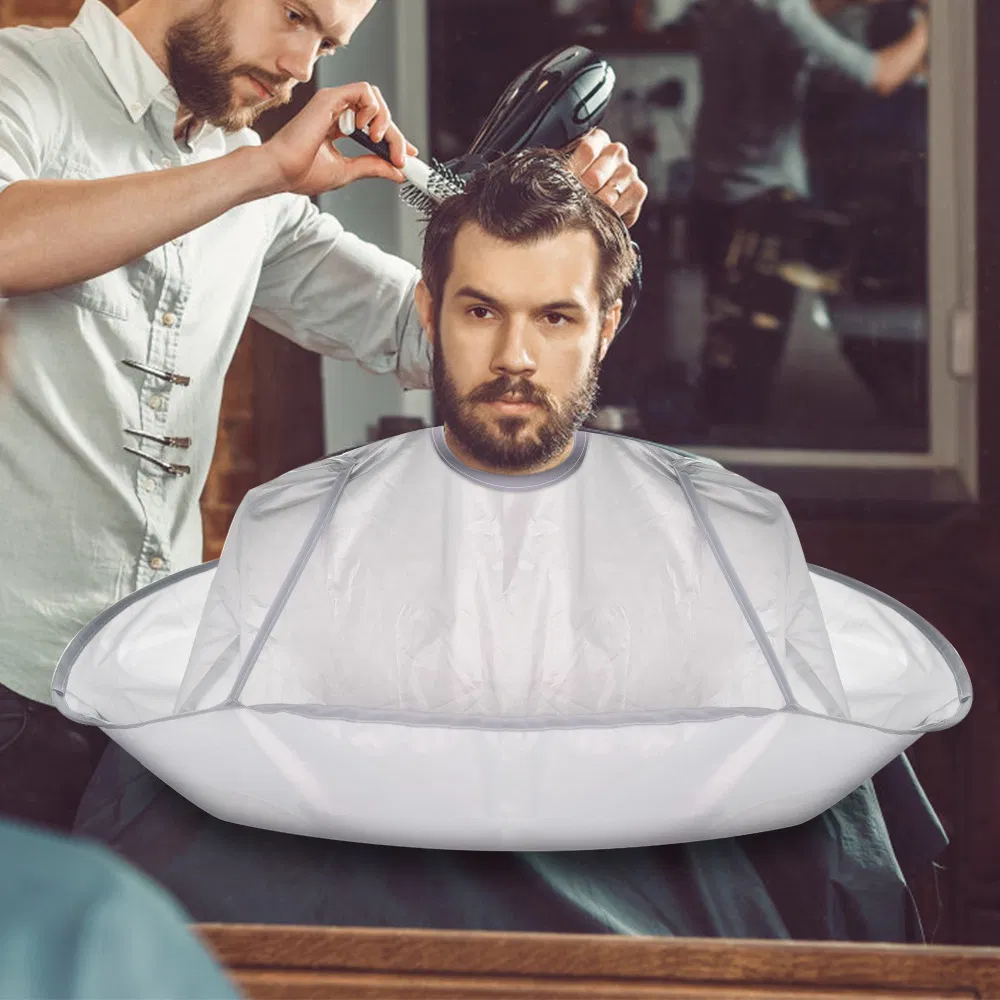 Nylon Waterproof Professional Barber with Snap Closure Cape