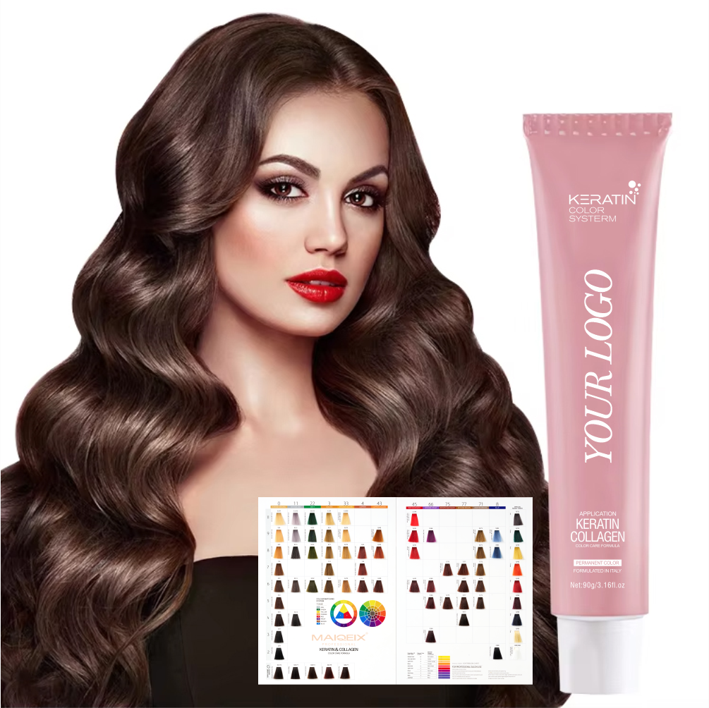 HAILU Wholesale Low Ammonia Permanent Hair Color Cream Dye for Professional Salon Use All Hair Types Grey Hair Coverage