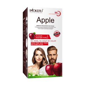MOKERU Hot Sale Ammonia-Free Skin-Friendly Professional Salon apple Hair Color Cream 500ml*2 Hair Color Dye Cream Product