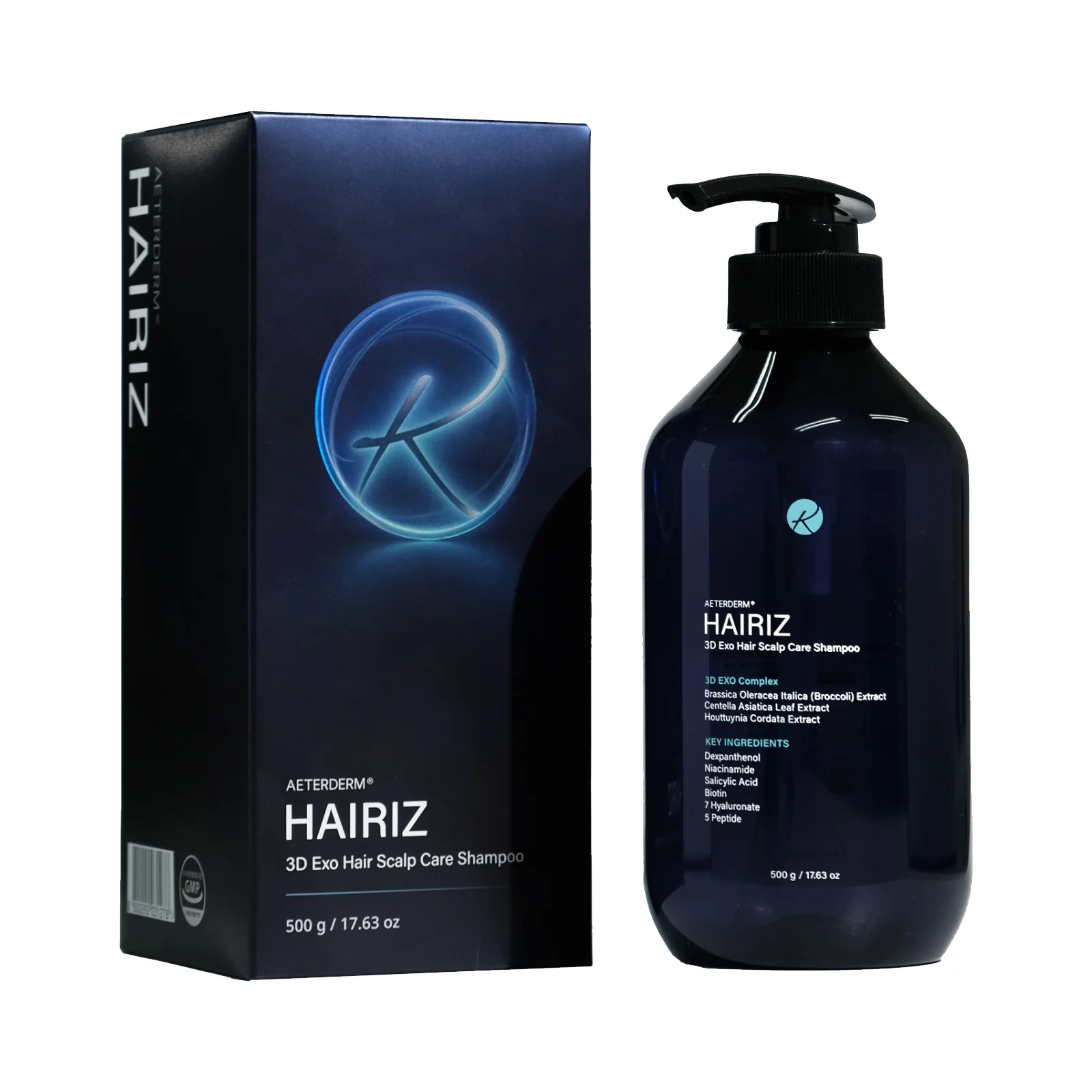 2026 HAIRIZ 3D Exo Hair Scalp Care Shampoo Professional Scalp Therapy Shampoo for Hair Loss 500 g