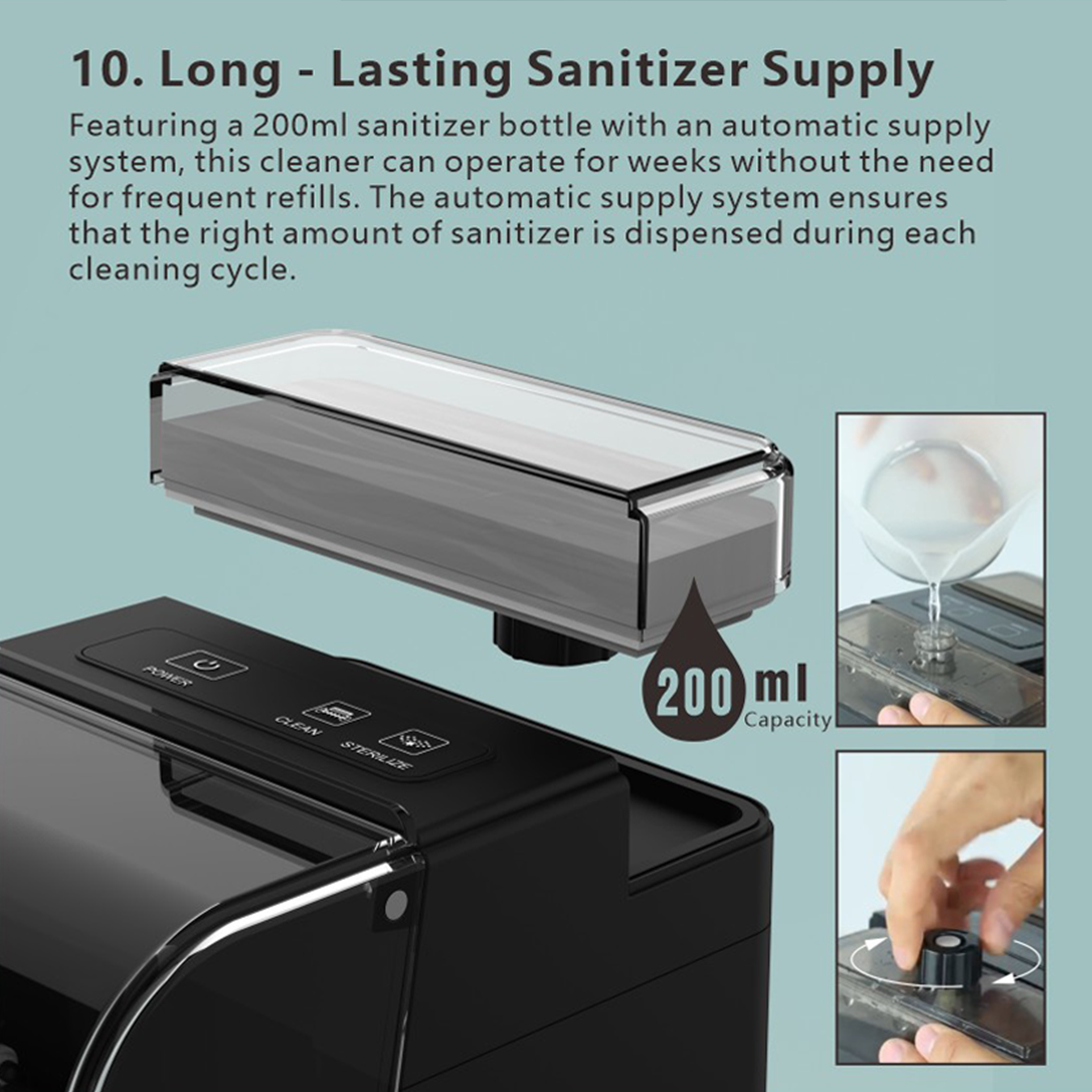 Automatic Hair Brush Cleaner Display 11