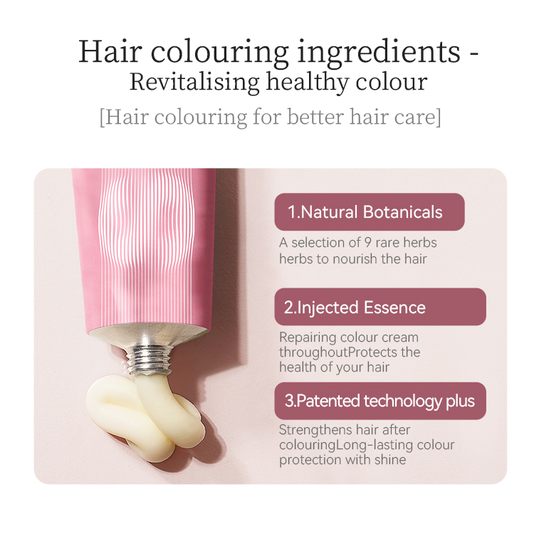 Private Label Low Ammonia TOP NEW Hair Salon Products 42 Colour Permanent Hair Dye Cream Organic Hair Color