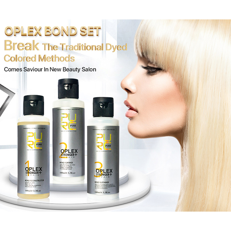 Professional Hair Treatment Rebuild Broken Hair Lnstant Repair Damaged and Strengthen Repair Hair Bond Set