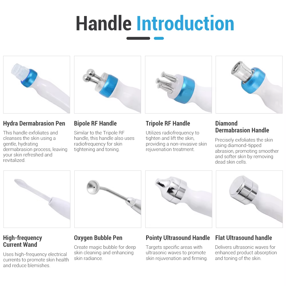 14-in-1 Hydro Dermabrasion Beauty Equipment for Professional Deep Pore Cleansing, Skin Brightening and Lifting Spa