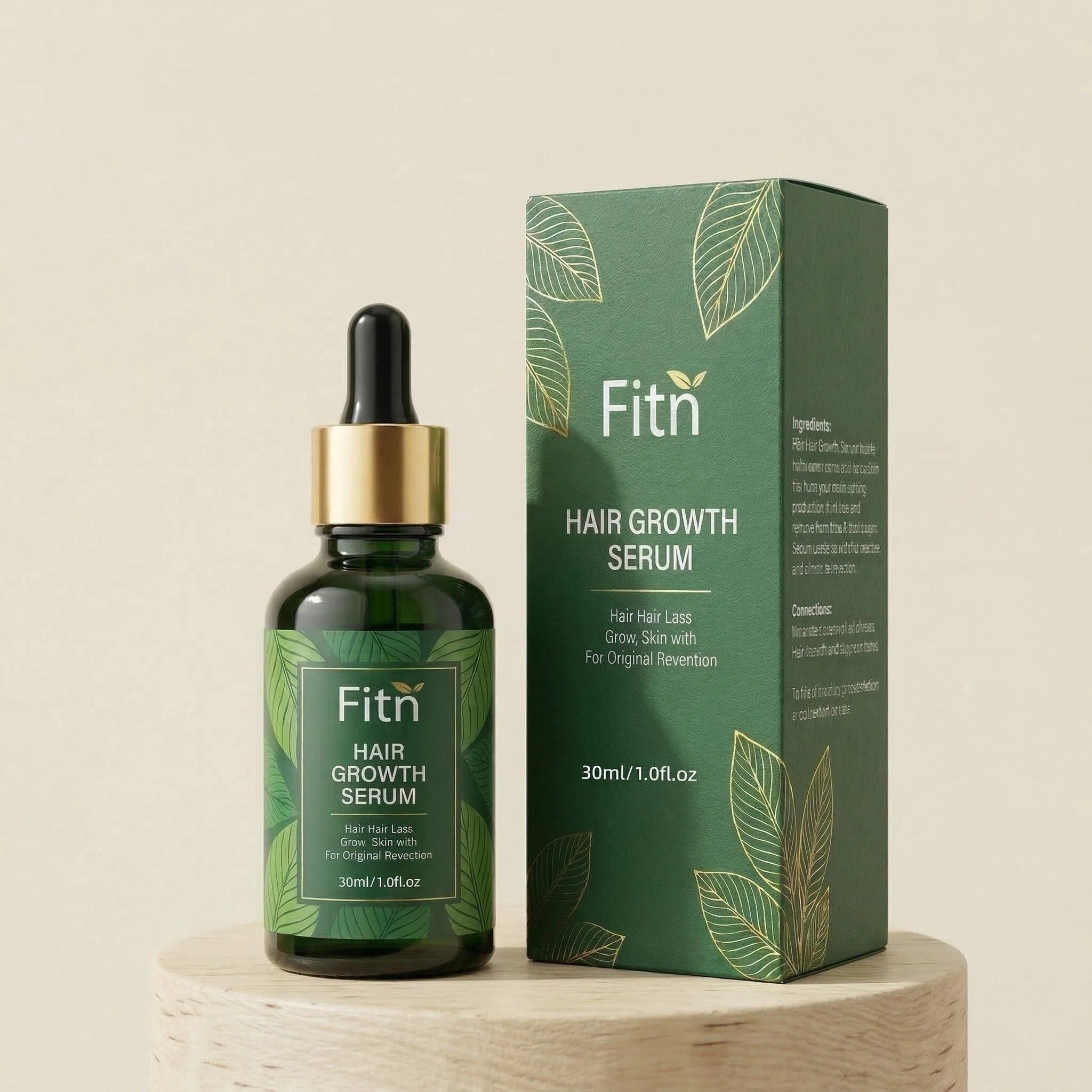 Private Label Hair Growth Oil Natural Organic Scalp Nourishing Fast Hair Regrowth Treatment Root Lifting 2-IN-1 Squalane Unisex