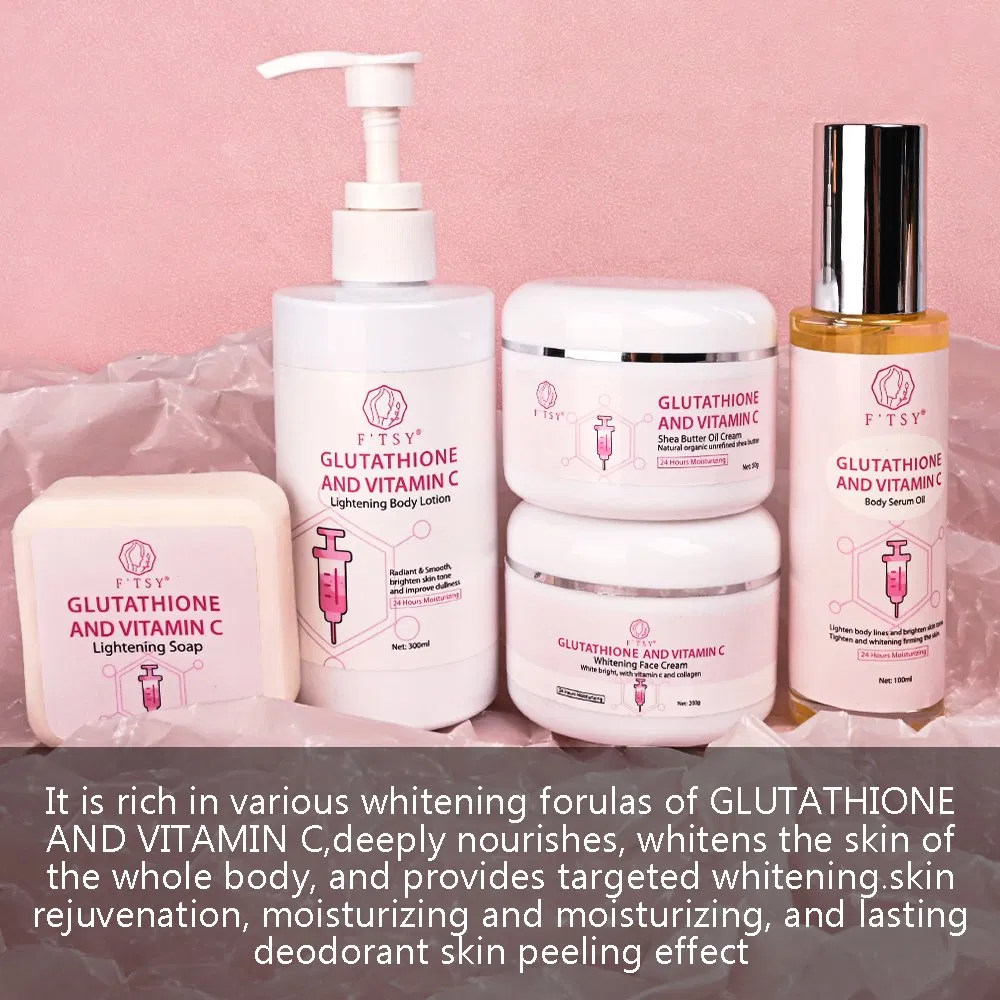 Private Label Luxury Bleaching Glutathione Body Lotion Care Products