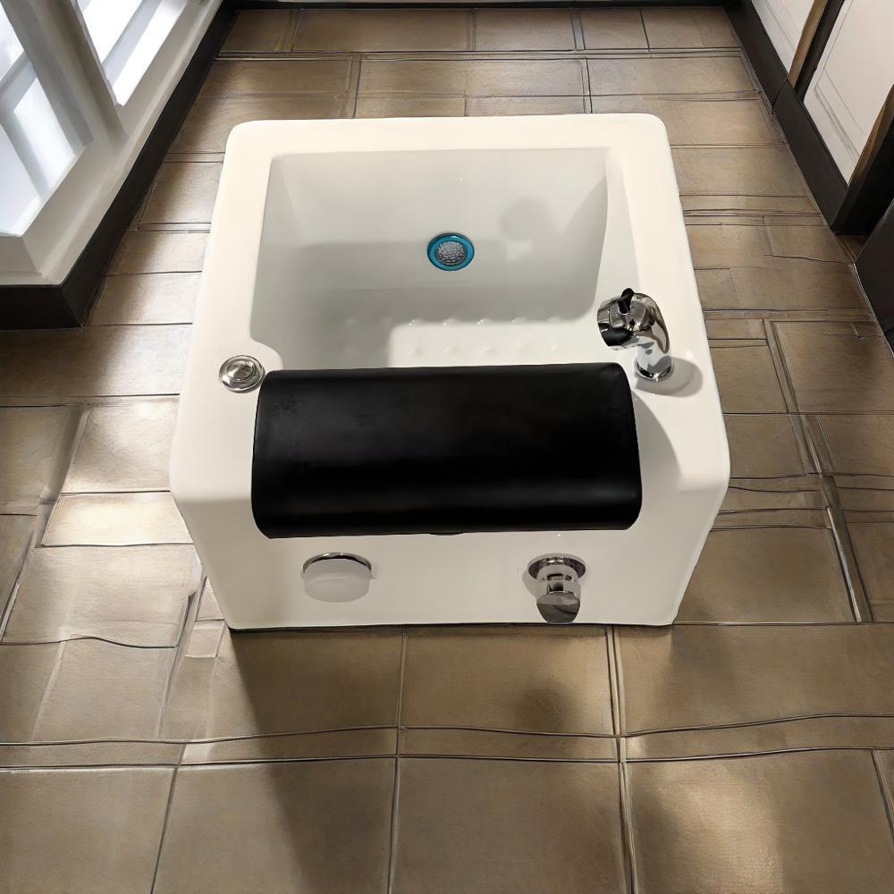 Professional Hydrotherapy Jet Massage Chair with 7-Color LED Pipeless Jet System ABS Material for Salon &amp; Home Spa Use