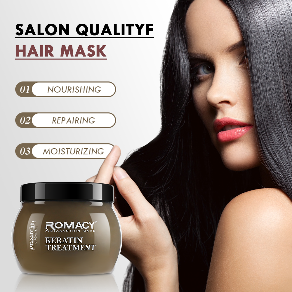 Free Sample Repairing Collagen Hair Care Products Argan Oil Mask Treatments Keratin Hair Mask