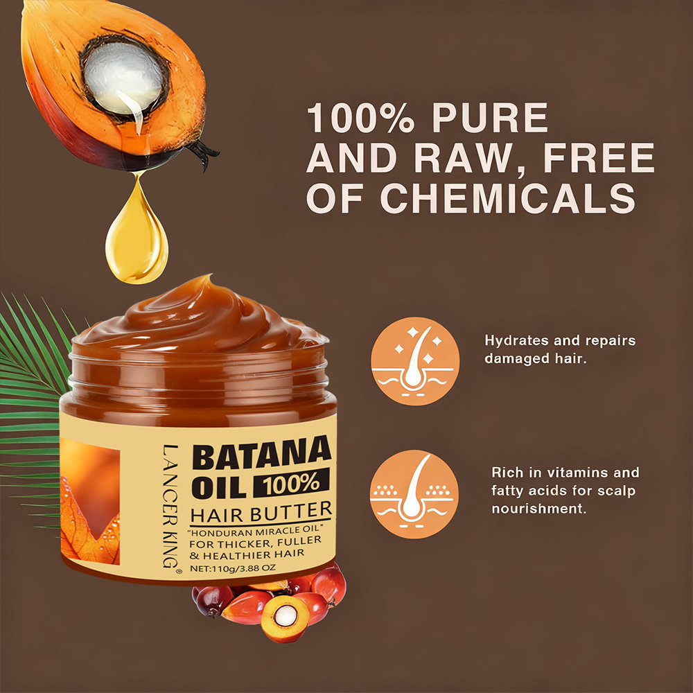 Batana Oil Butter Wild Growth Hair Oil Herbal Remedies Scalp Care 110g for Online Retailer