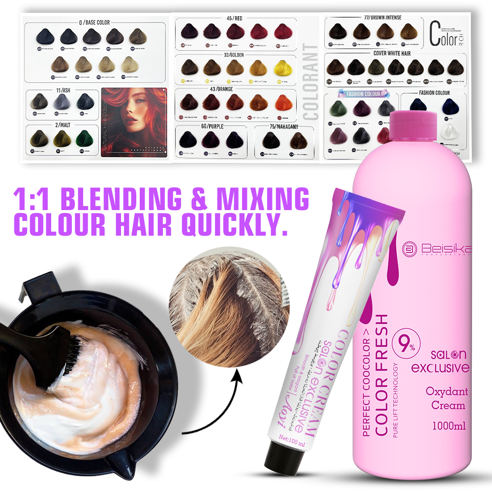 Wholesale Hair Color Cream 100Ml Hair Dye Color Personality Popularity New Hair Color Cream Professional Salon