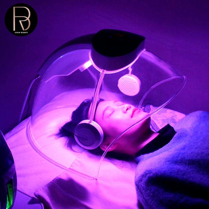 High-Pressure Oxygen Facial Skin Care Mask Machine with Oxygen Sprayer for Salon Spa Equipment US Plug Type