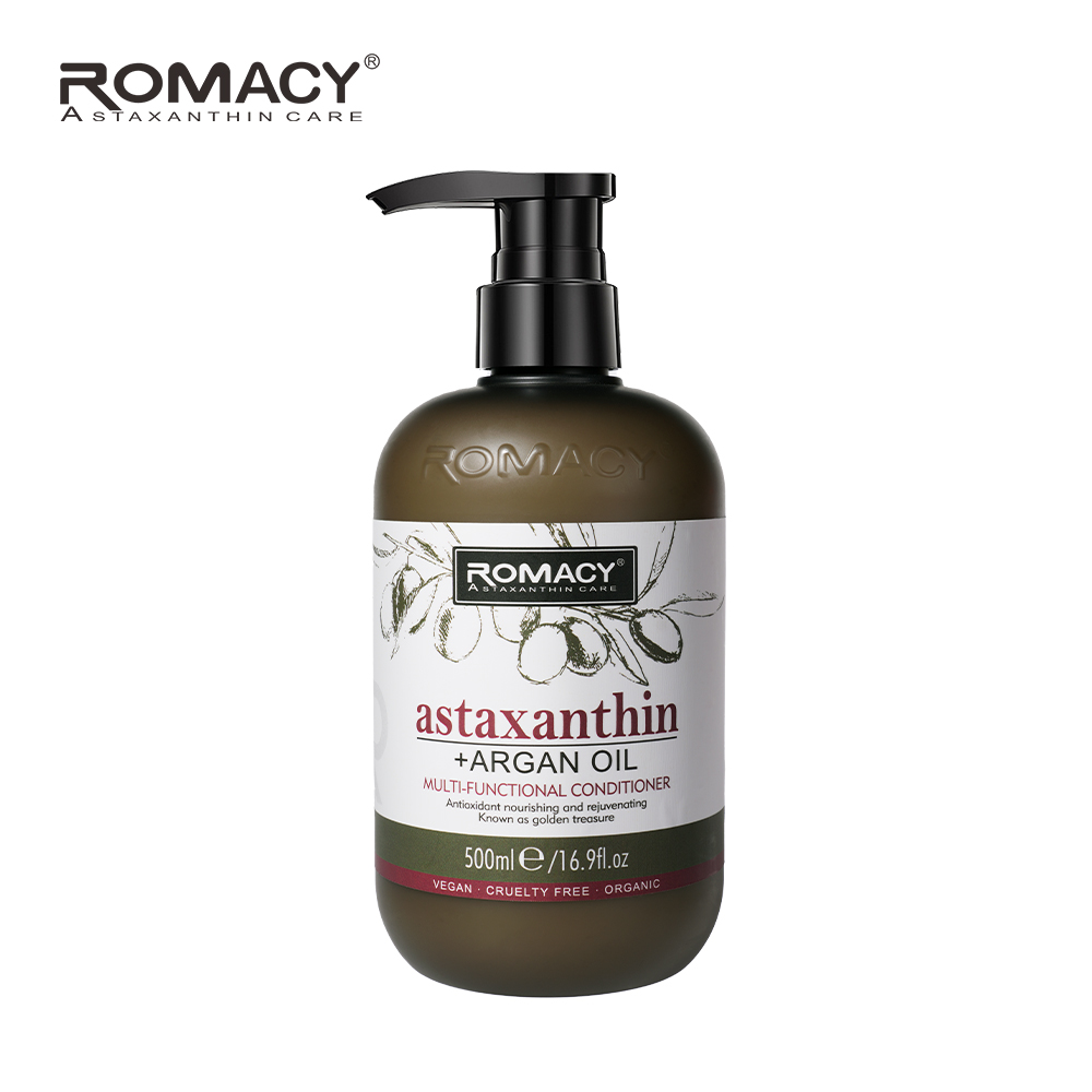 For 500ml Professional Salon Multi-function Astaxanthin Argan Oil Organic Herbal Cream Moisturizing Hair Repair Conditioner