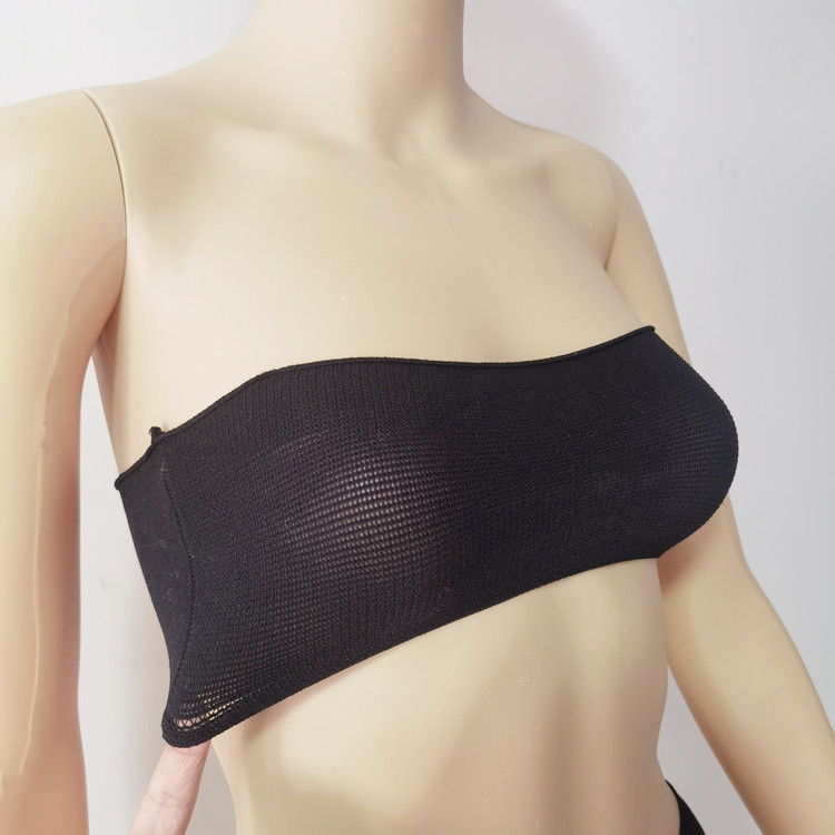 Hygiene Eco-Friendly Nylon Disposable Black Mesh Salon Bra for Spa and Beauty Use
