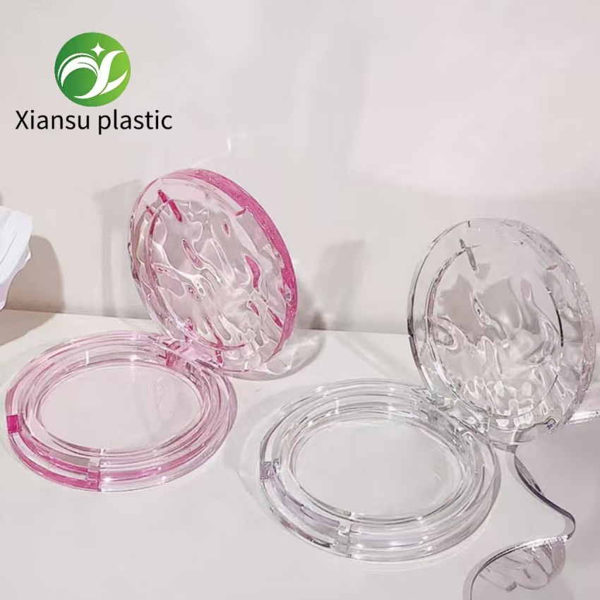 Wave Design Wholesale Custom Round Blush Box Cosmetic Packaging Beauty Product Professional Makeup