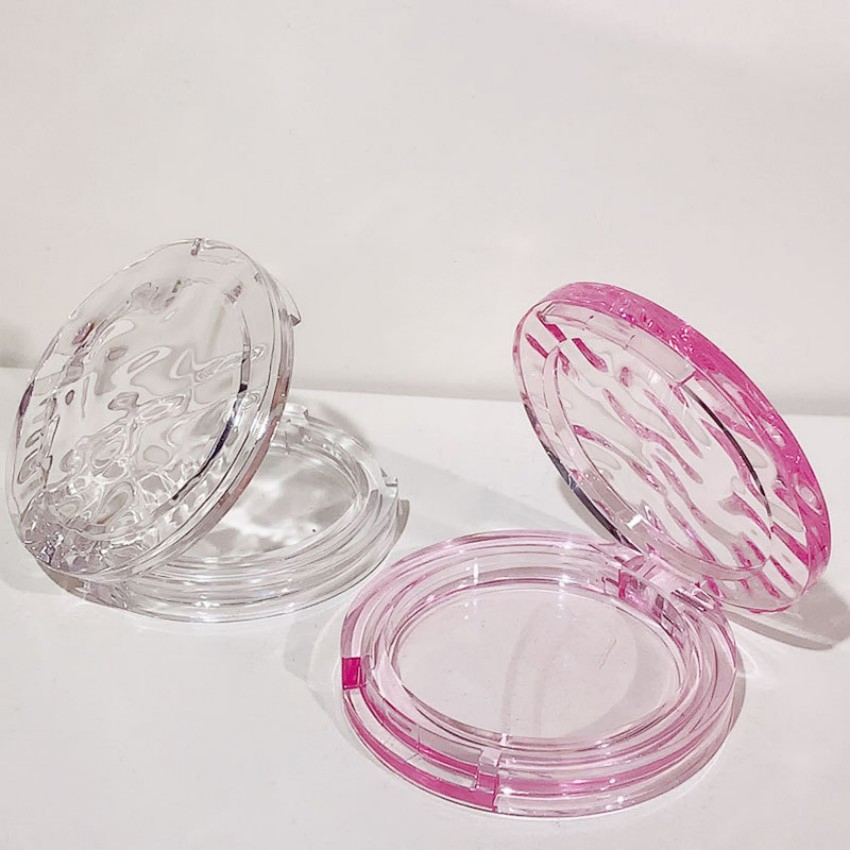 Wave Design Wholesale Custom Round Blush Box Cosmetic Packaging Beauty Product Professional Makeup