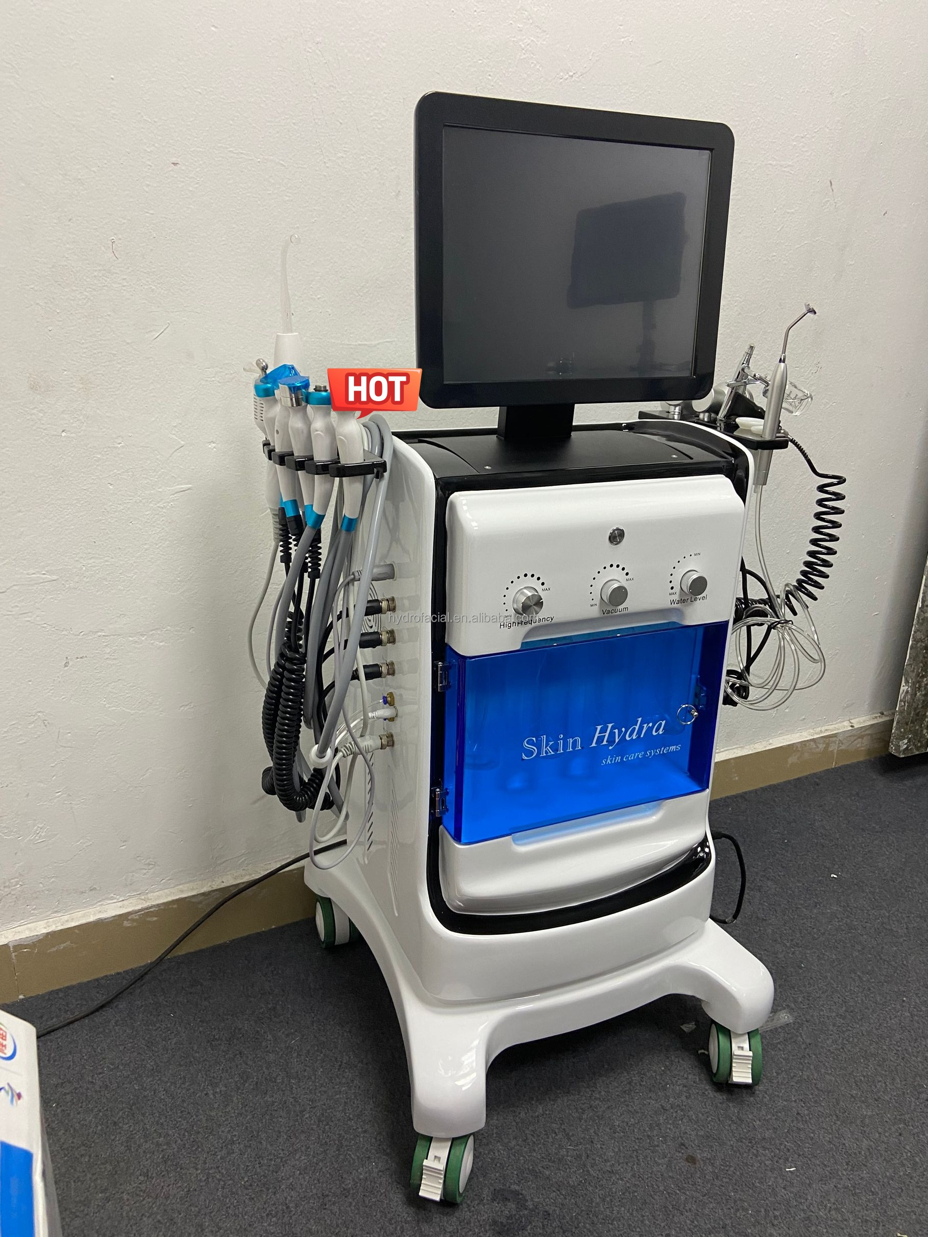Vertical Spa 14 in 1 Face Deep Cleaning Hydro Skin Care Hydra Oxigen Facial Machine Professional
