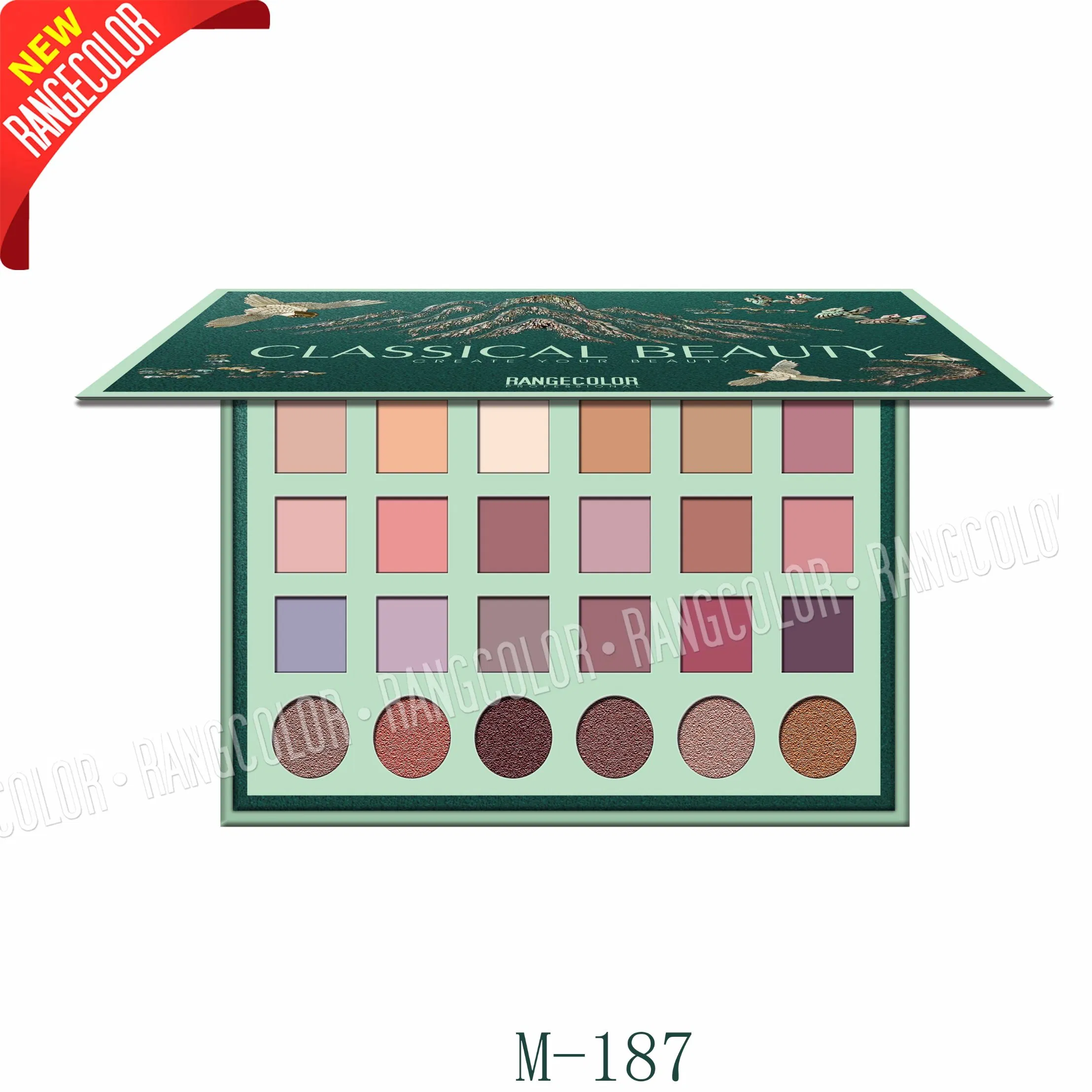 Professiona 24 Color Eyeshdow Palette, High Pigment, Long Lasting Customized Formula, Professional Cosmetic Manufacturer, Private Label