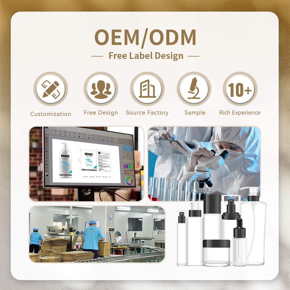 OEM Manufacturer Custom Logo Coconut Amino Acids Hydrate Shampoo Keratin Protein Repair Hair Extension Shampoo And Conditioner