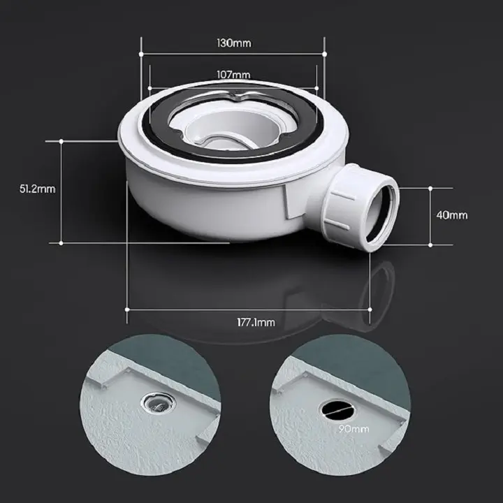 Wholesale Bathroom accessories 130mm Deodorant filter hair bottom basin drainer Manufacturers, Supplier