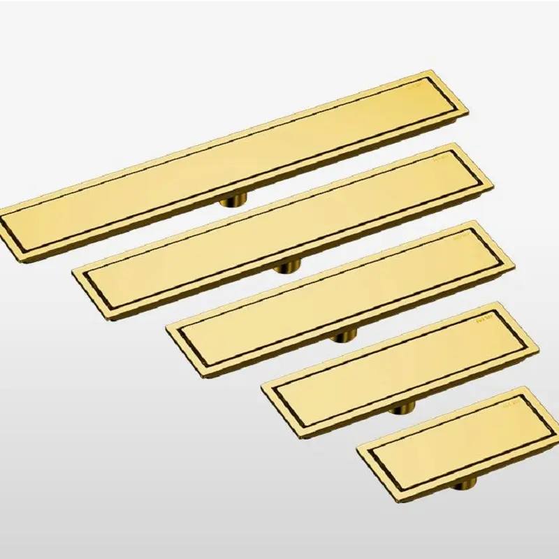 High-Quality Customize Size New Design Linear Floor Drain Tile Insert Long Shower Drainer Transverse Horizontal SS304 for Bathroom Factory, Supplier