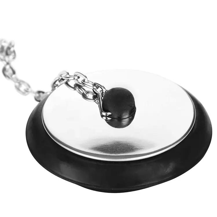 Wholesale Universal Sink Stpper With Chain  For Kitchen Bathroom Rubber Bath Plug Sink Stopper Plug For Bathtub Manufacturers, Factories