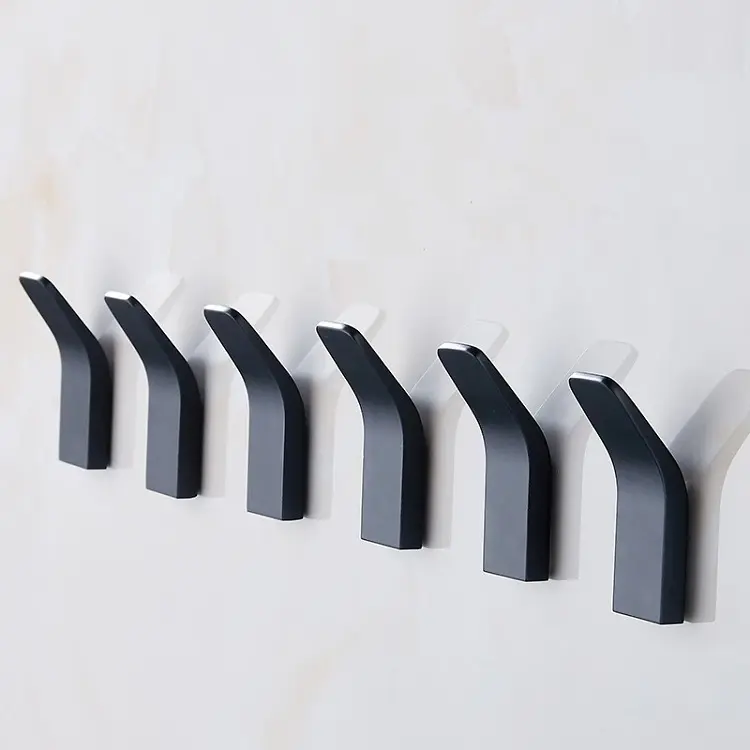 China Non-perforated Wall Mounted Coat Hook Bathroom  Adhesive Hook Manufacturer, Factory