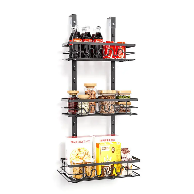 High-Quality Kitchen Wall hanging refrigerator shelf  behind the door storage shelf Manufacturer, Supplier