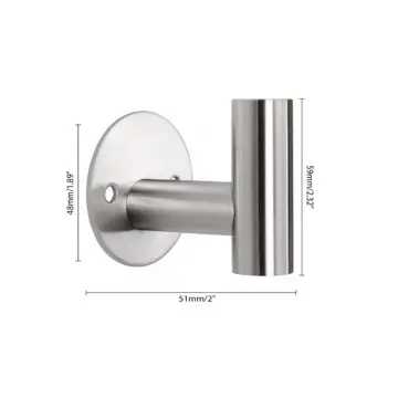 Heavy duty bathroom waterproof stainless steel hook