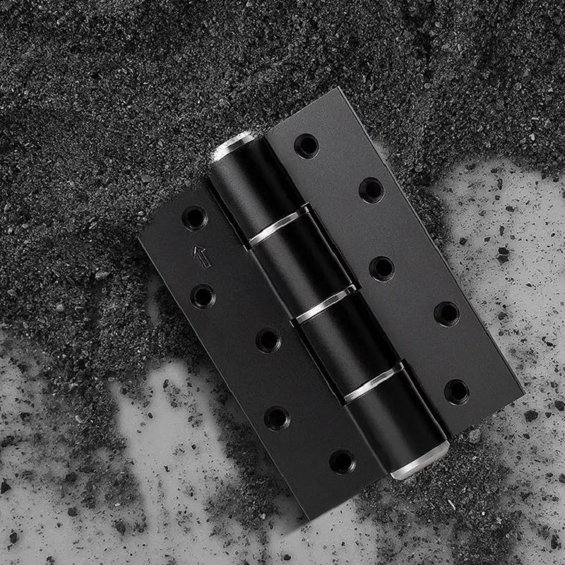 High-Quality Modern Design Black Automatic Door Closer with Hydraulic Buffer and Spring Rebound Hinge Self-Closing Hinge Manufacturer, Supplier