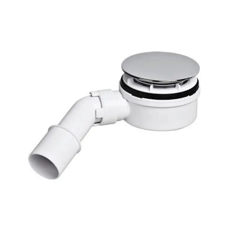 High-Quality PVC Compression Shower Drain with 4-1/4″ Round Grid Cover-1 Factories, Factory