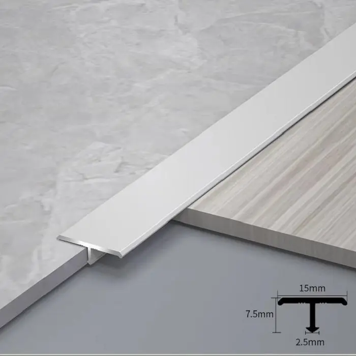 High-Quality Aluminum alloy floor decoration bar Metal T-shaped bar Manufacturers, Suppliers