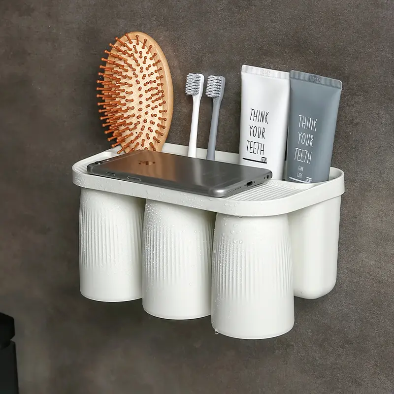 China Toothbrush holder Punch-free magnetic wall shelf Manufacturer, Factories