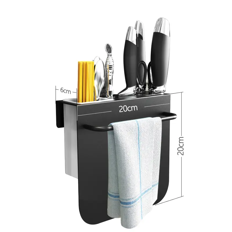 Wholesale Stainless Steel Pot Lid Rack Non-Punching Cutting Board Household Kitchen Hanging Storage Rack Hook Factories, Supplier