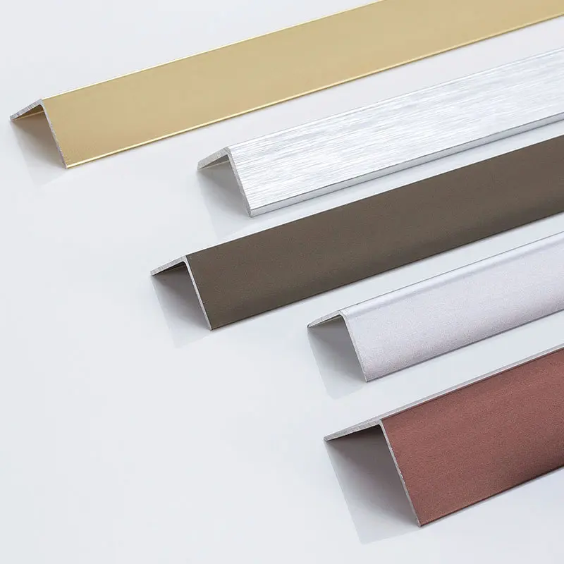 High-Quality Aluminium alloy tile edge trim strip t channel profile for ceramic floor transition Factories, Factory