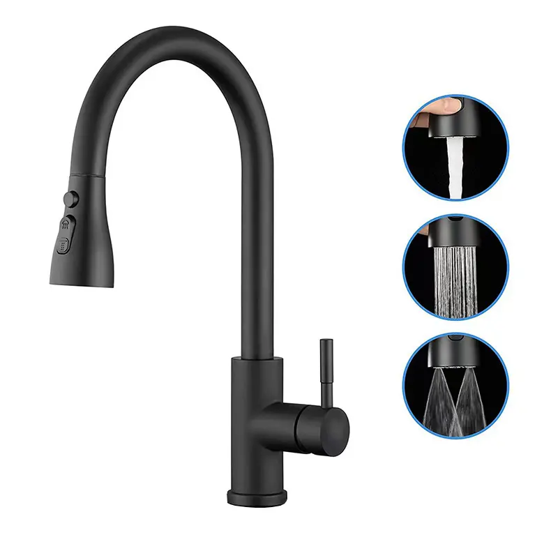 Wholesale Stainless Steel Water Tap Kitchen Taps Pull Out  Sink Faucets Manufacturer, Manufacturers