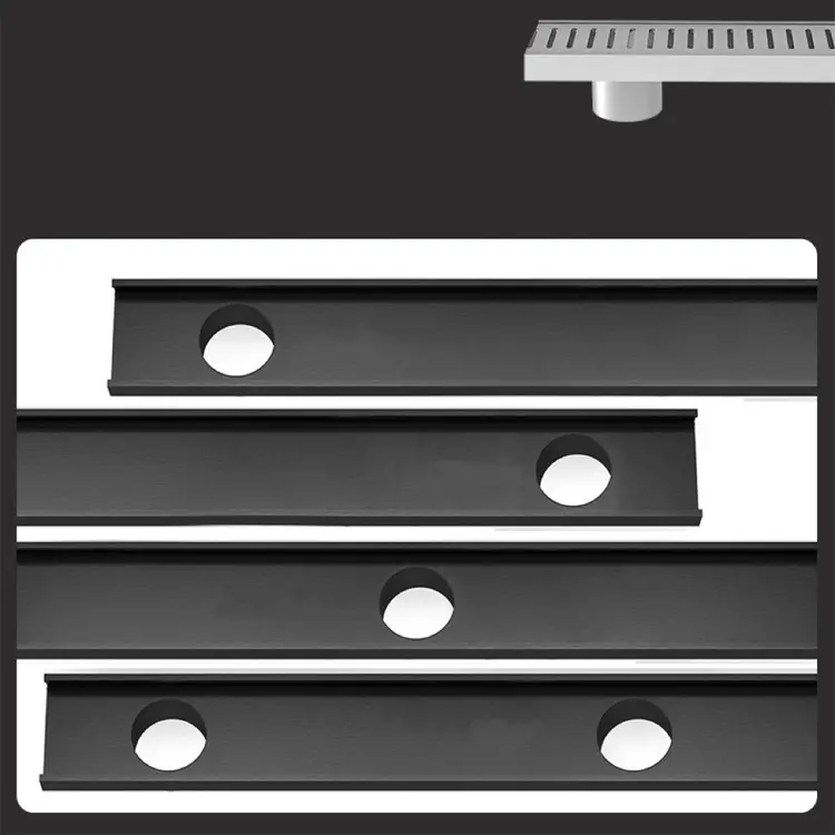 Wholesale Bathroom Line floor drain ,Aluminum alloy long floor drain DIY Length floor drain Factory, Suppliers