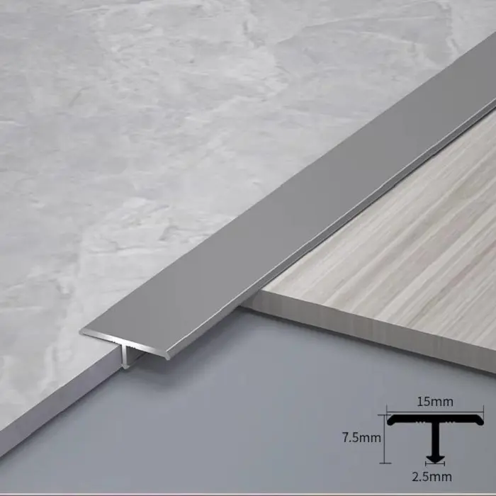 High-Quality Aluminum alloy floor decoration bar Metal T-shaped bar Manufacturers, Suppliers