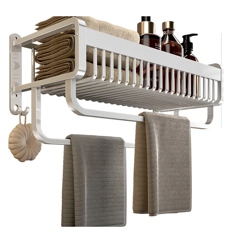 China Bathroom shelf white towel rack Bath towel rack storage rack Manufacturer, Manufacturers