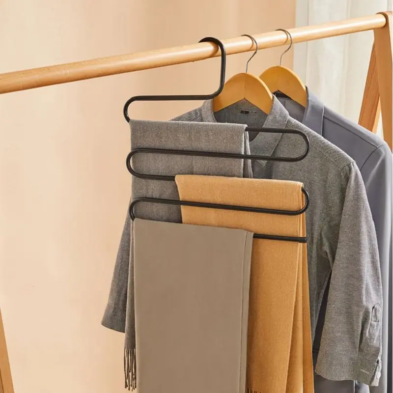 High-Quality Multi-layer storage multi-functional wardrobe S-type towel rack Manufacturer, Supplier